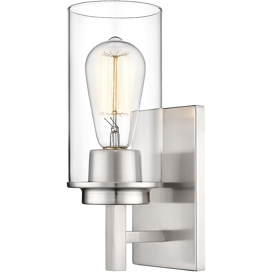 Janna Indoor Wall Sconce Wall Light in Brushed Nickel